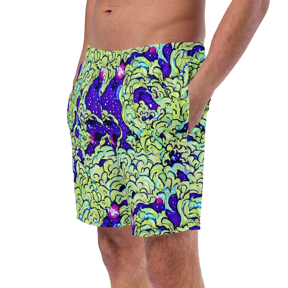 Electric Foliage on Swim Trunks — Left Front