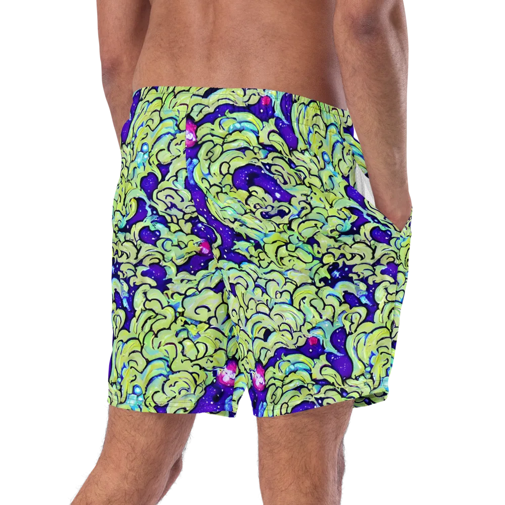Electric Foliage on Swim Trunks — Right Back