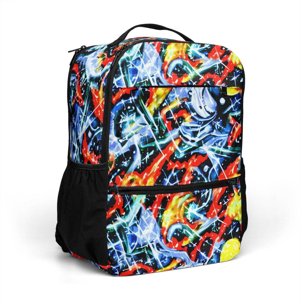 Chromatic Impact on Utility Backpack — Right Front
