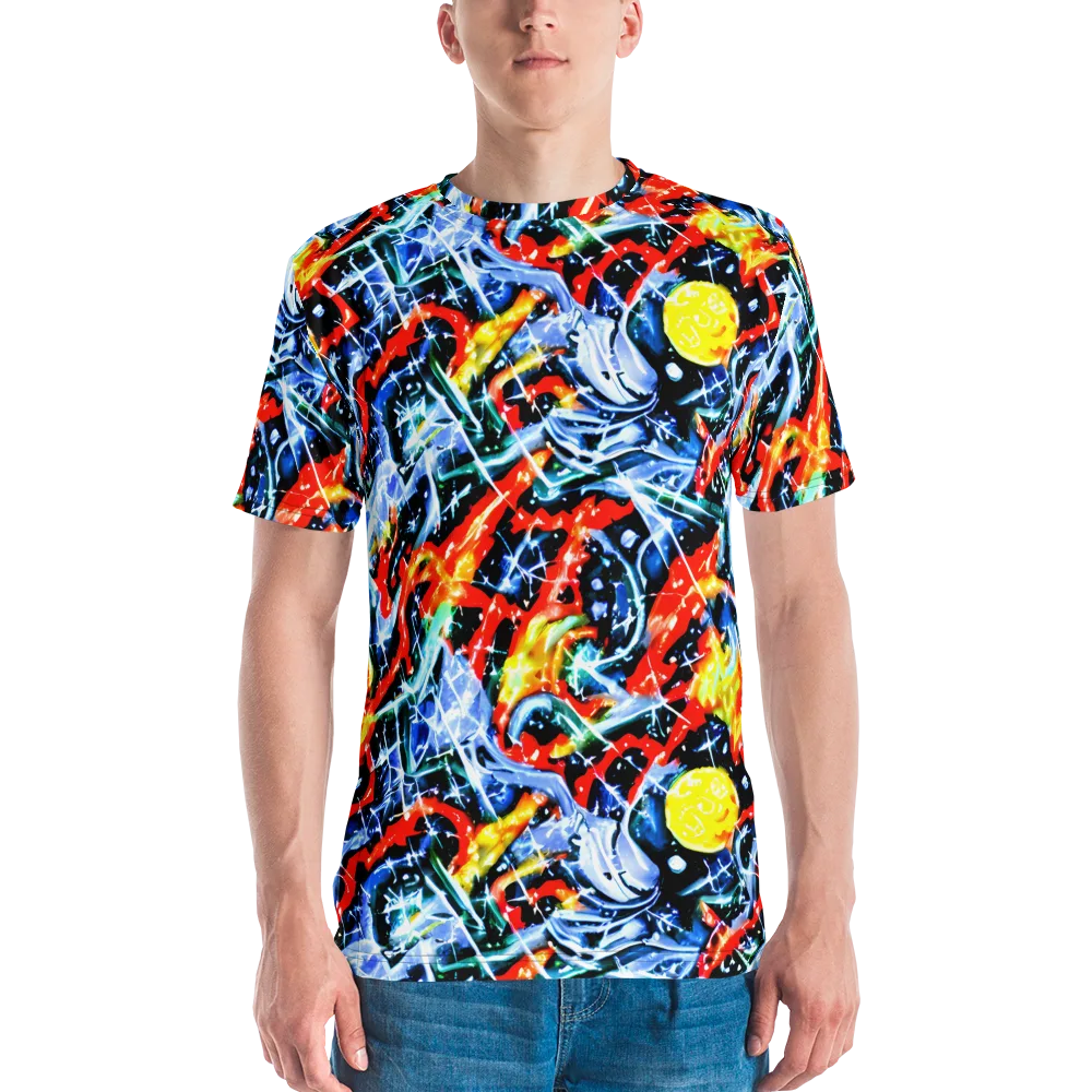 Chromatic Impact on Men's Crew Neck T-Shirt — Front