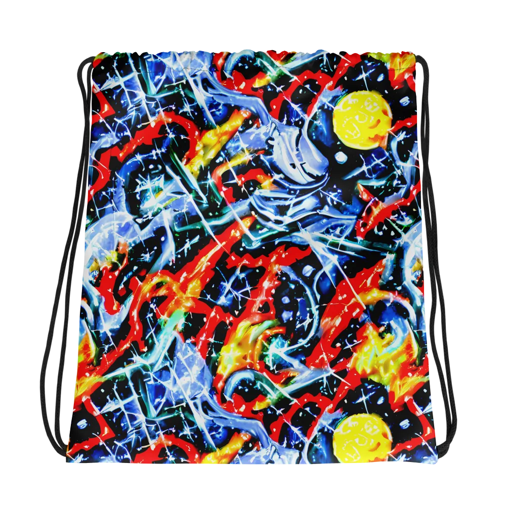Chromatic Impact on Drawstring Bag — Photo