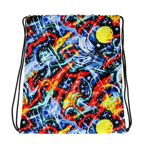 Chromatic Impact on a Drawstring Bag