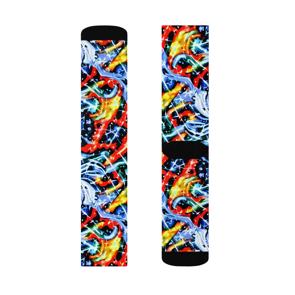 Chromatic Impact on Socks — Right Sock