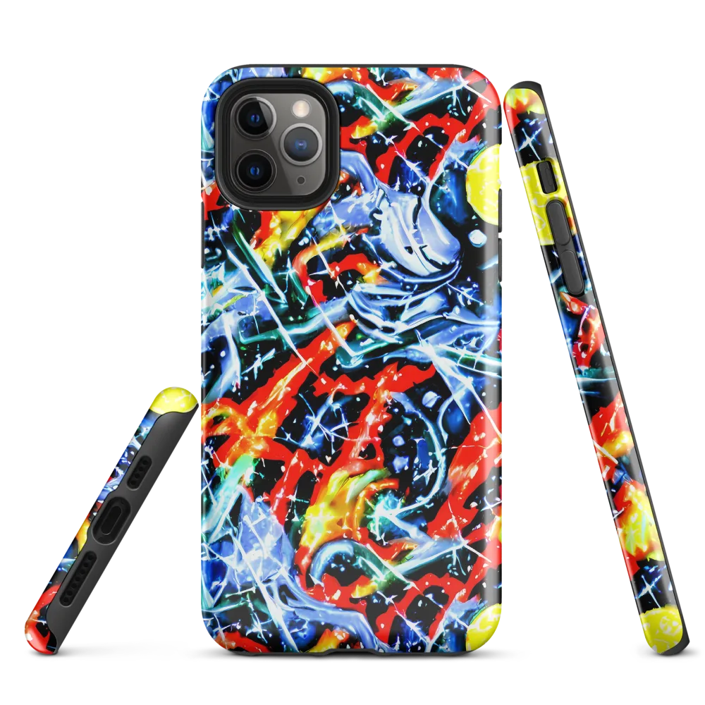 Chromatic Impact on Tough Case for iPhone® — Front