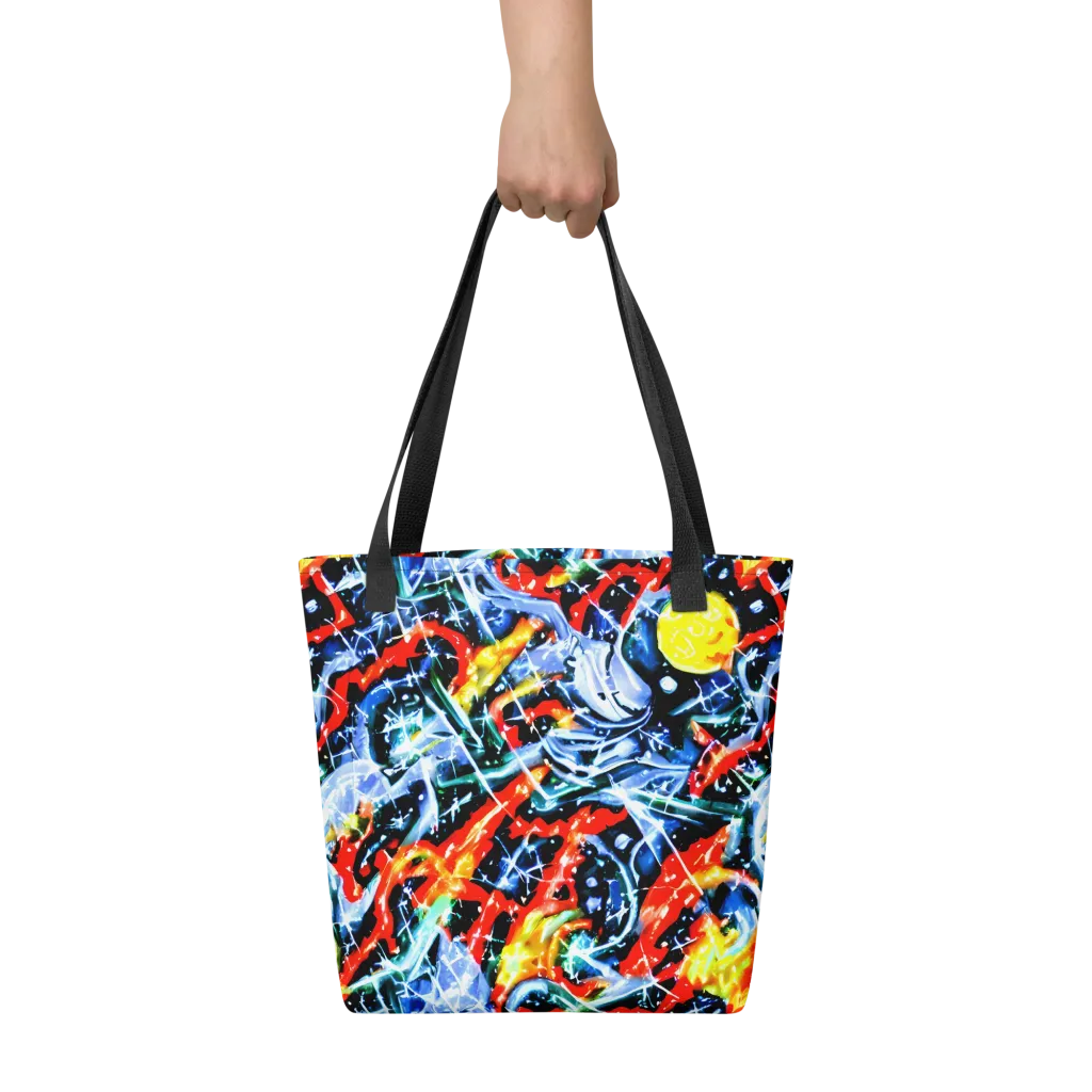 Chromatic Impact on Tote Bag — Front