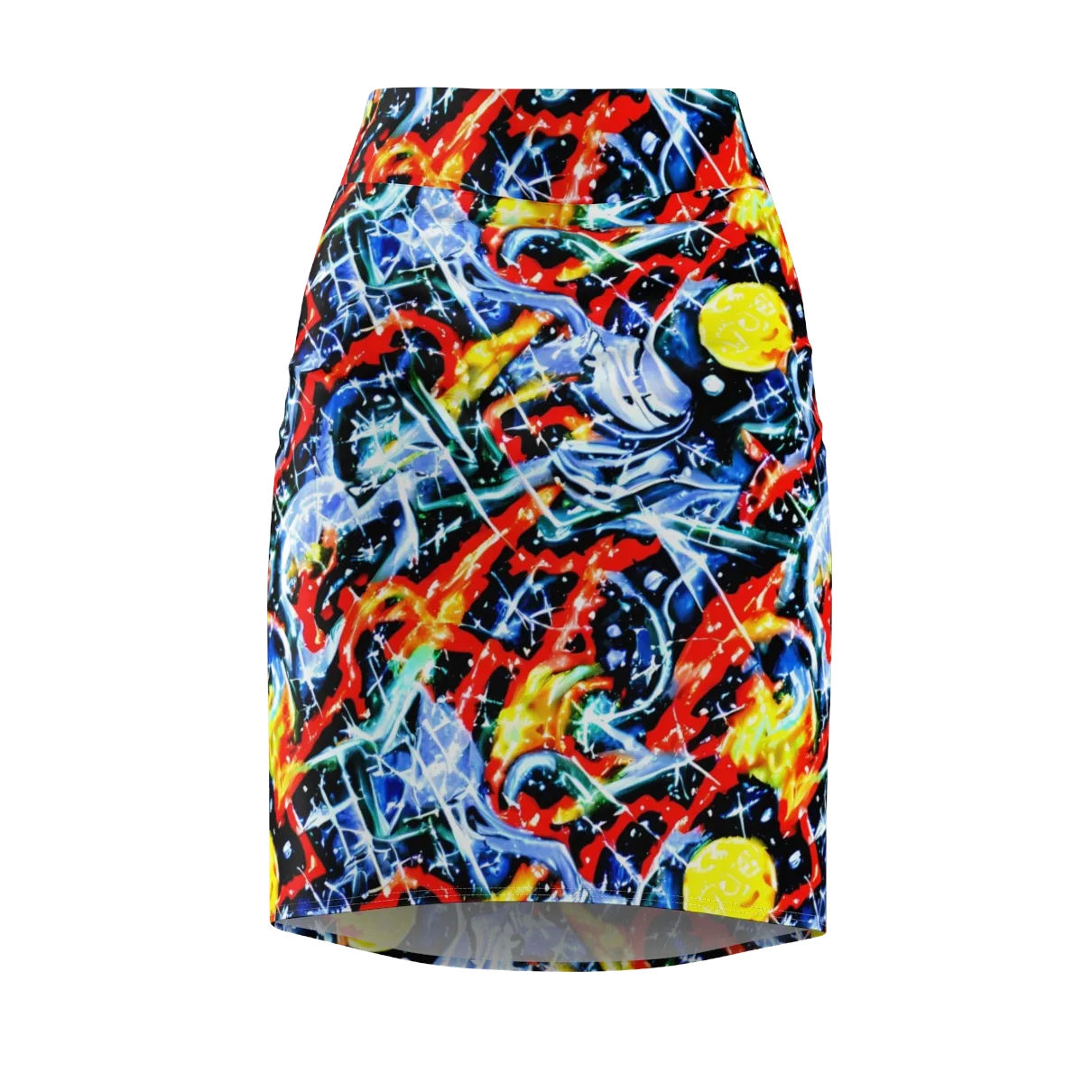 Chromatic Impact on Pencil Skirt — Front
