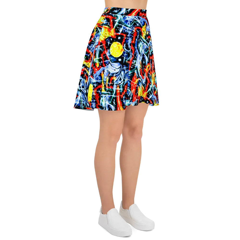 Chromatic Impact on Skater Skirt — Right