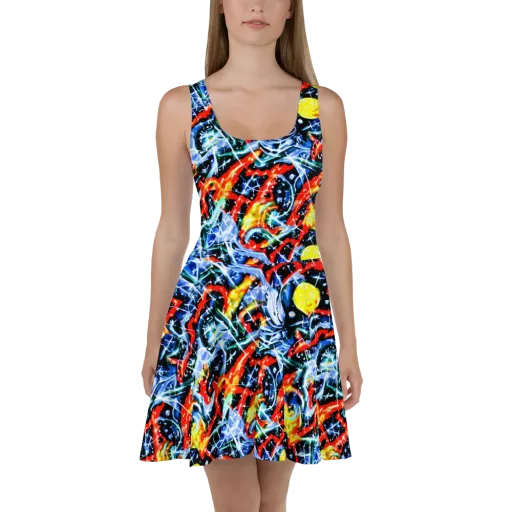 Chromatic Impact on a Skater Dress