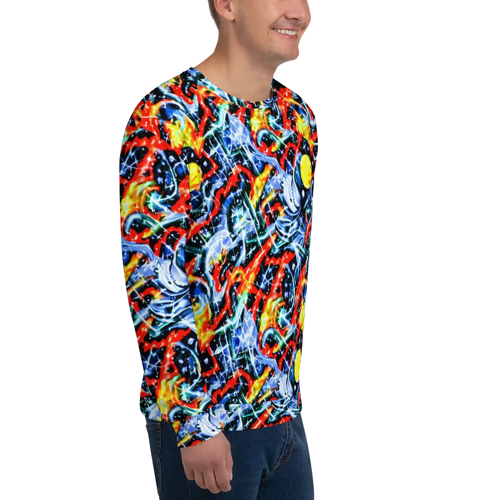 Chromatic Impact on Sweatshirt — Right Front
