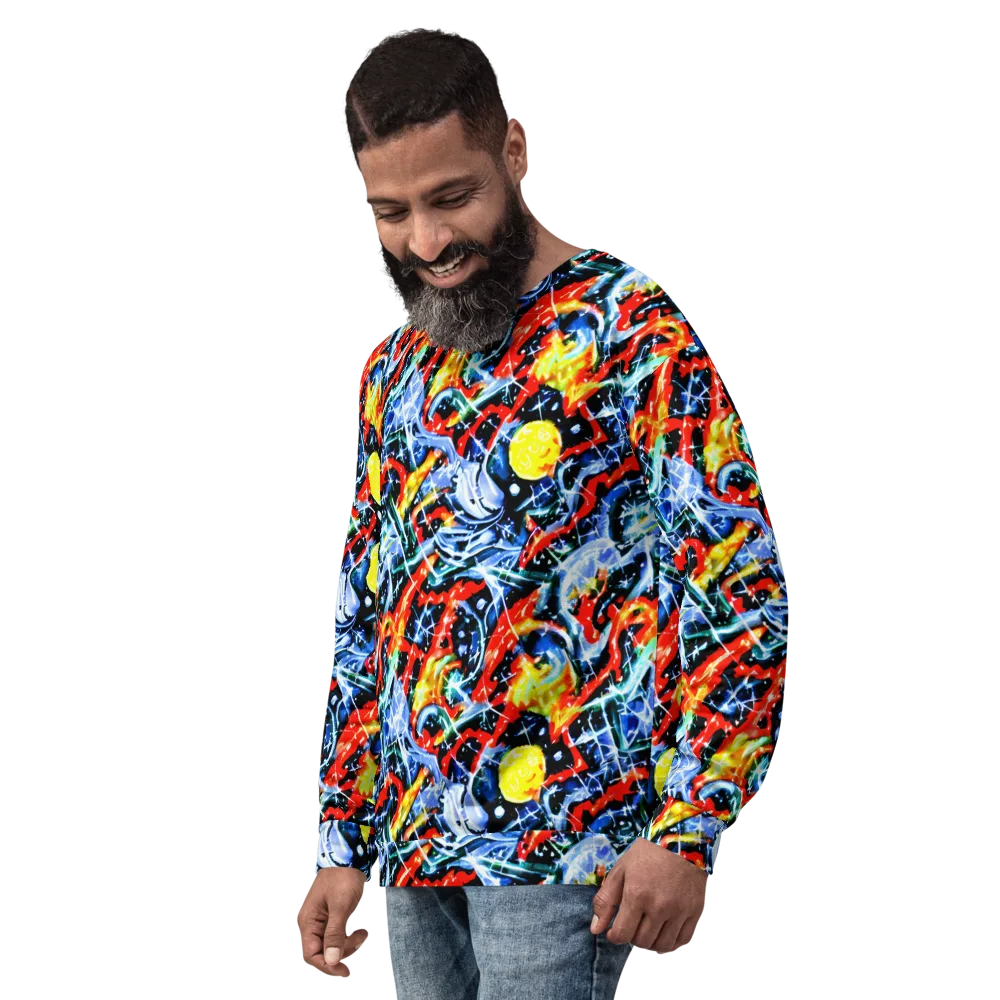 Chromatic Impact on Sweatshirt — Left Front