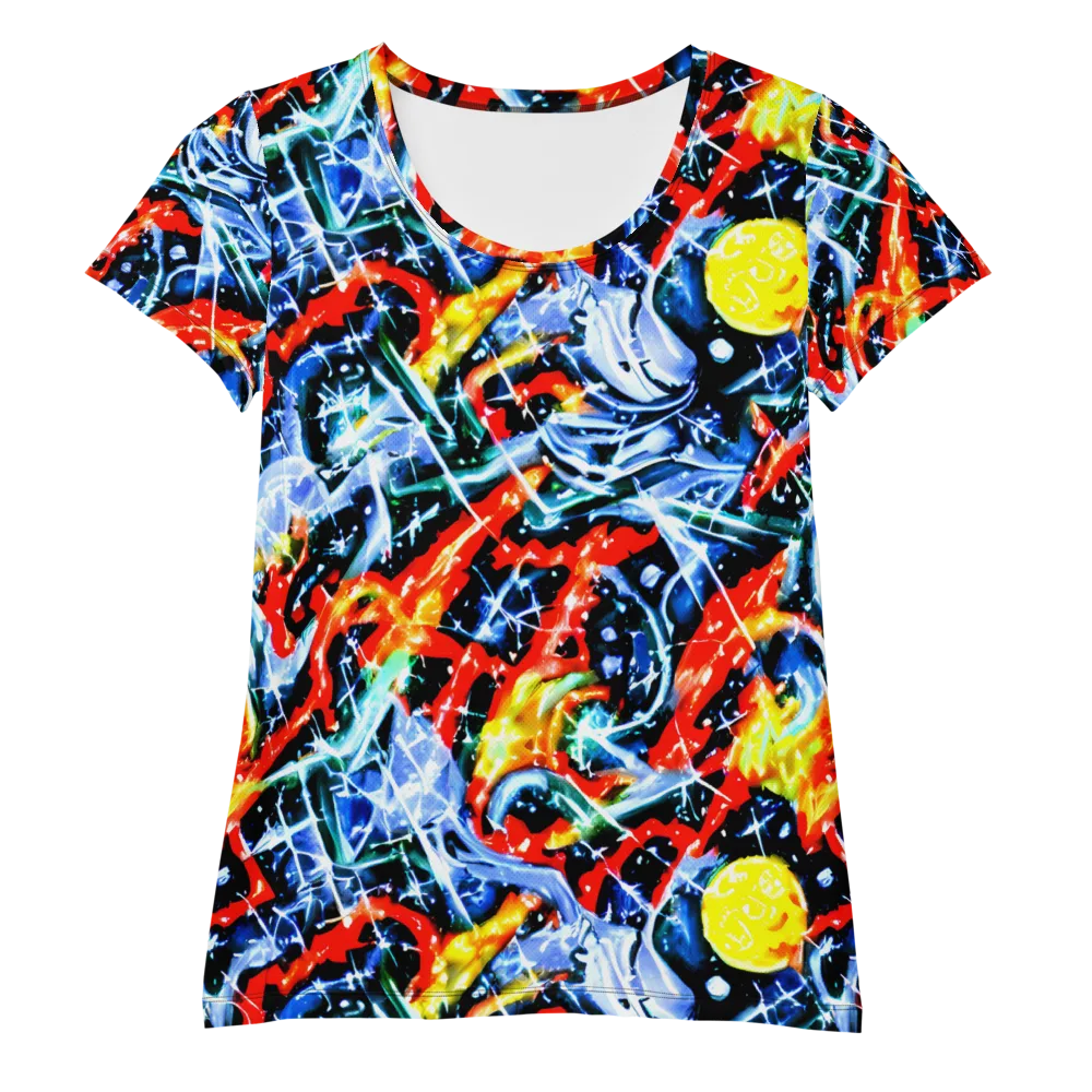 Chromatic Impact on Women's Athletic T-Shirt — Front