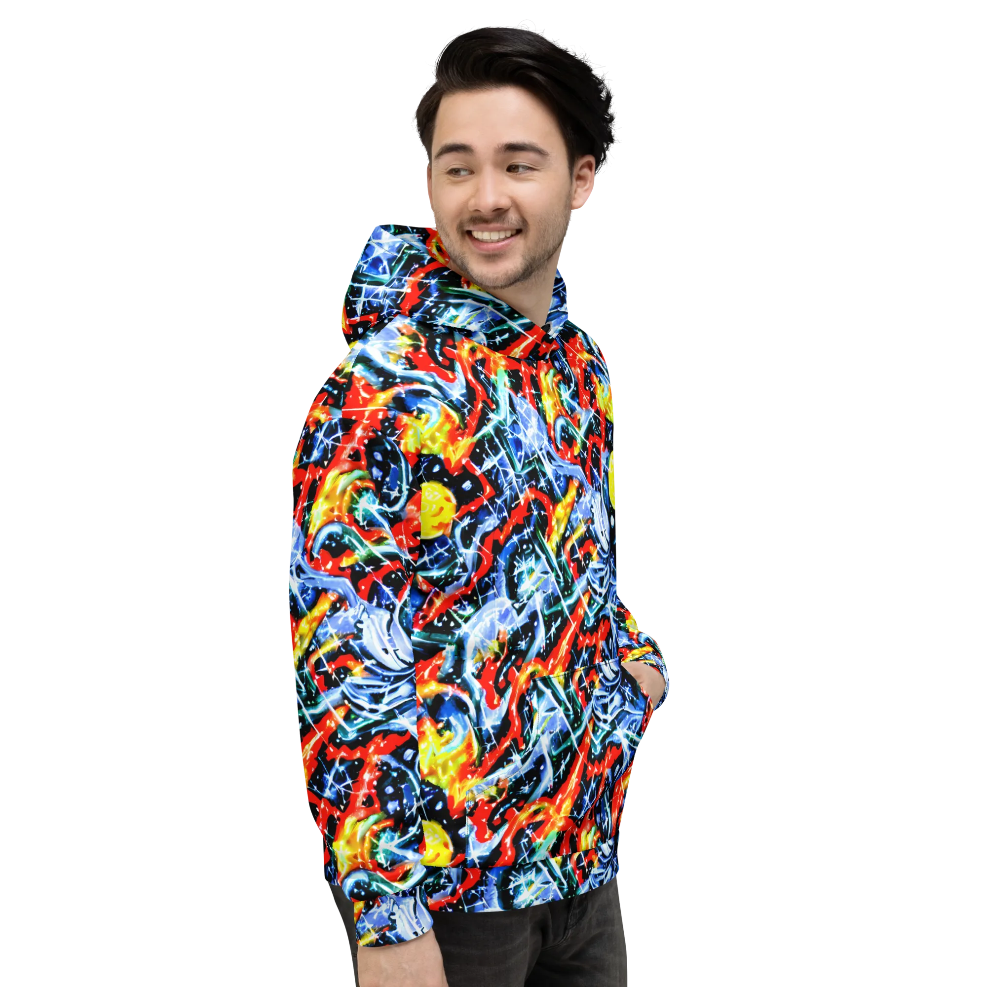 Chromatic Impact on Hoodie — Right