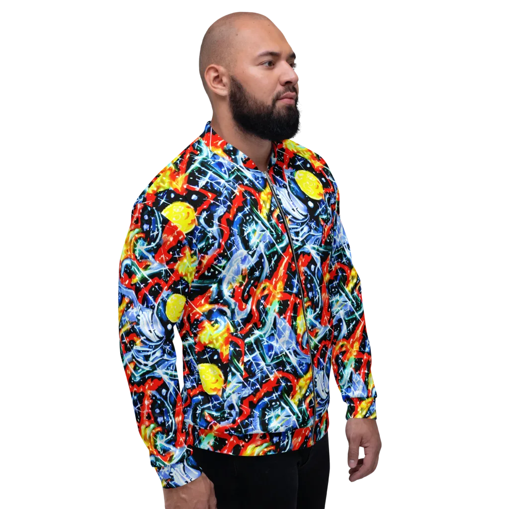 Chromatic Impact on Bomber Jacket — Right