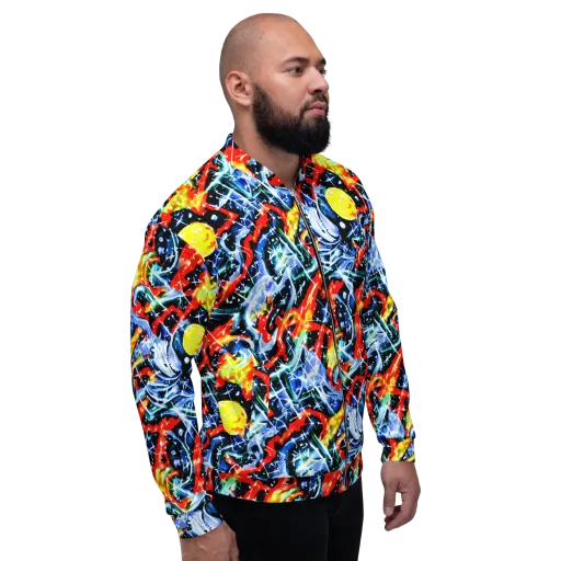 Chromatic Impact on a Bomber Jacket