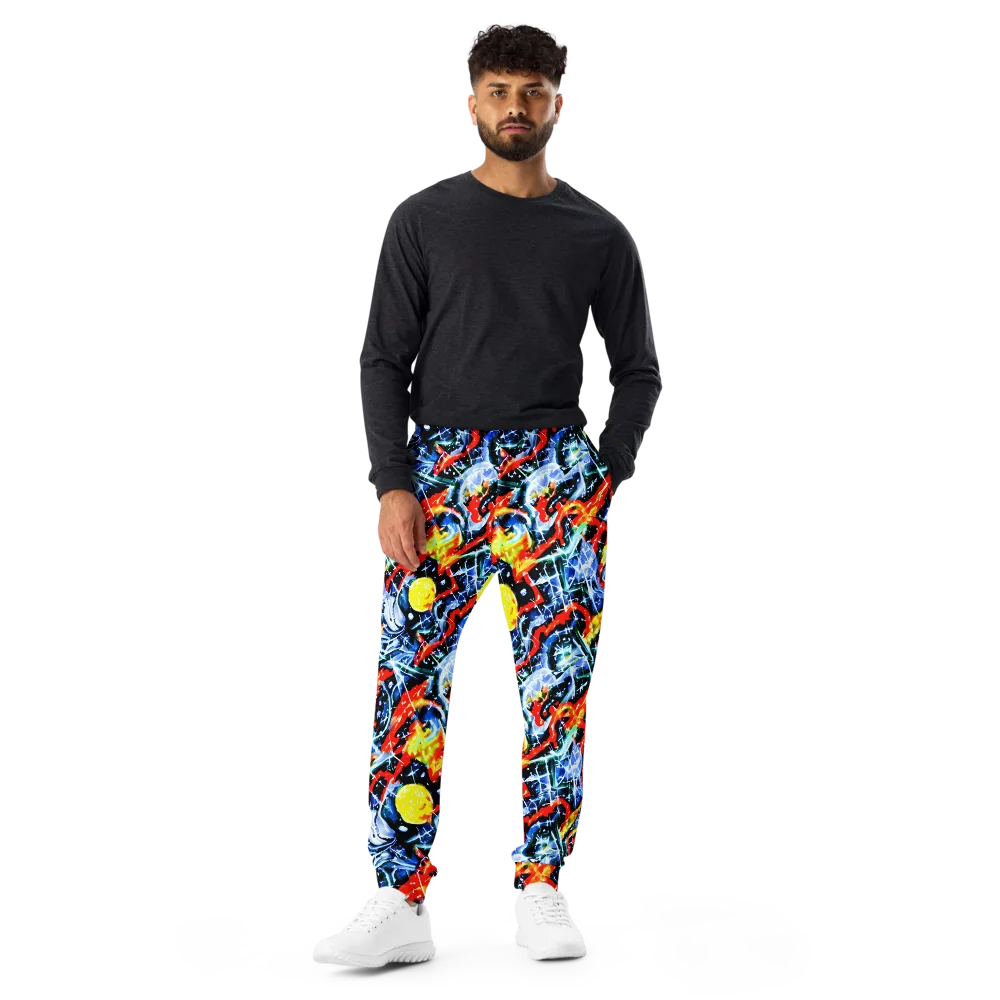 Chromatic Impact on Men's Joggers — Front