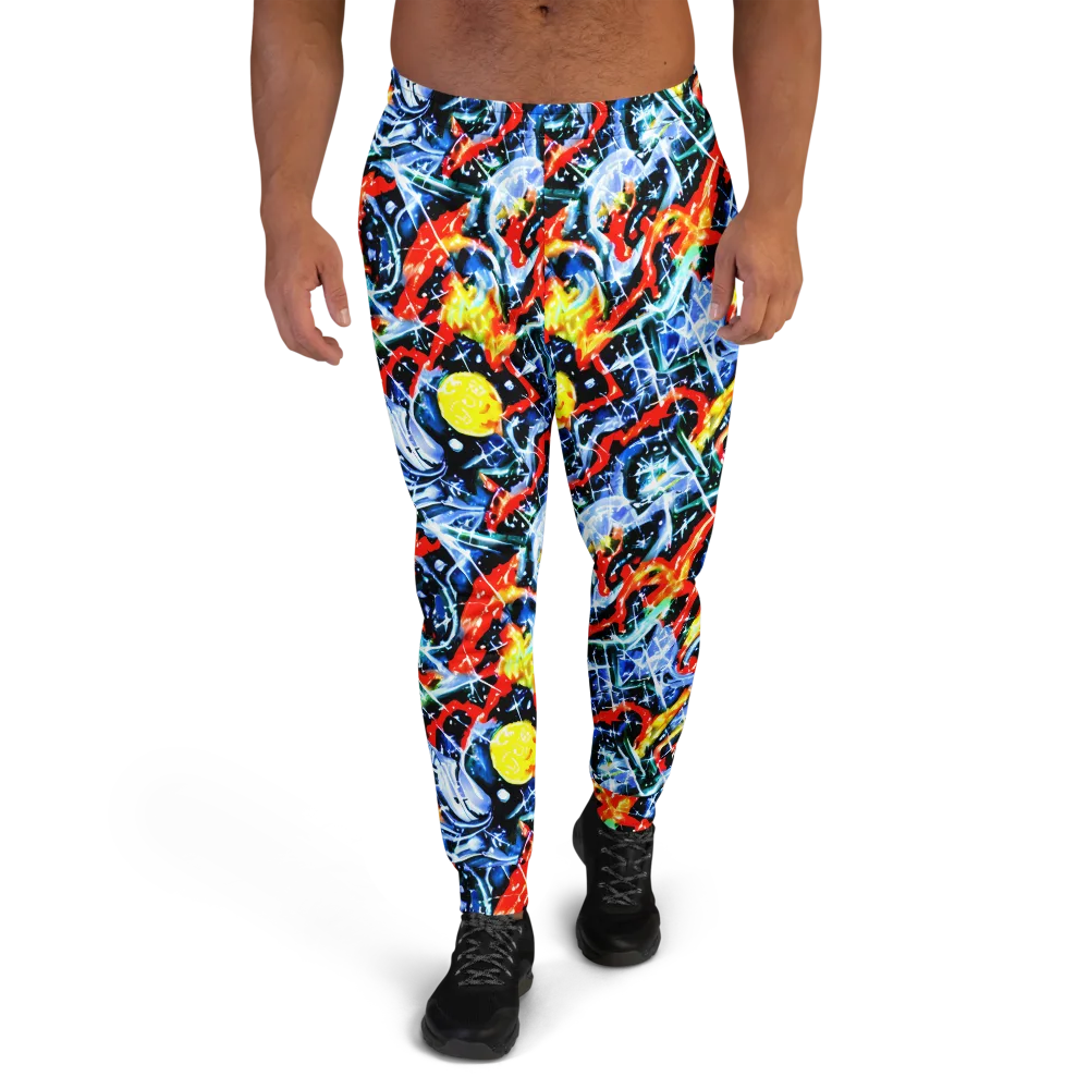 Chromatic Impact on Men's Joggers — Front