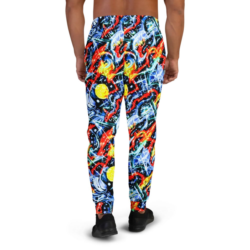 Chromatic Impact on Men's Joggers — Back