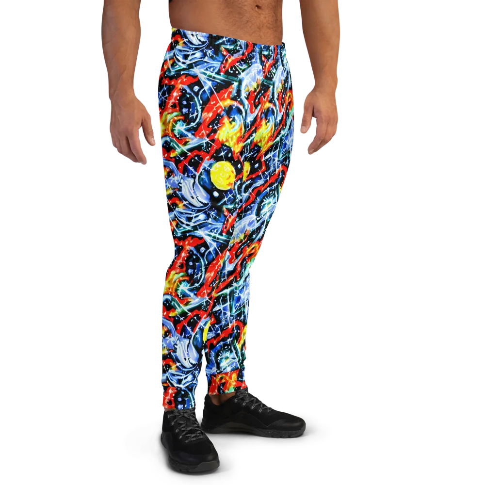 Chromatic Impact on Men's Joggers — Right