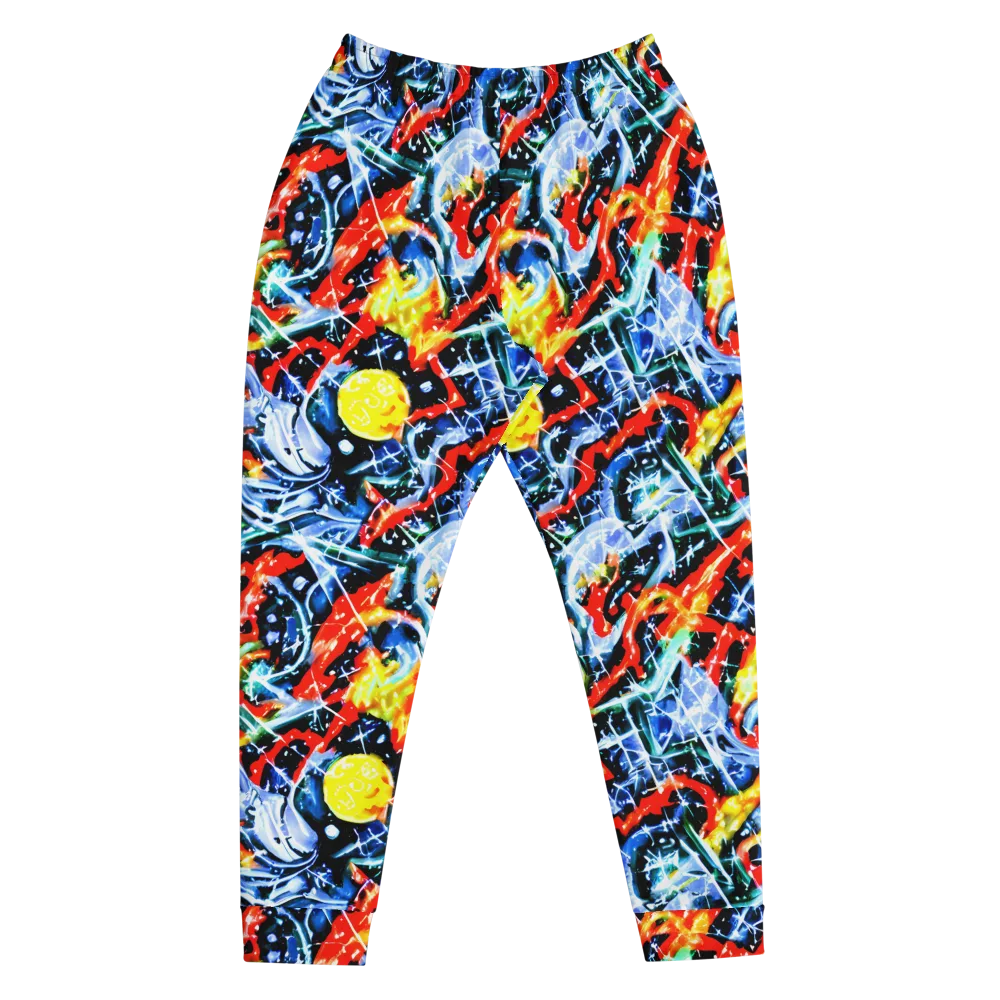 Chromatic Impact on Men's Joggers — Front