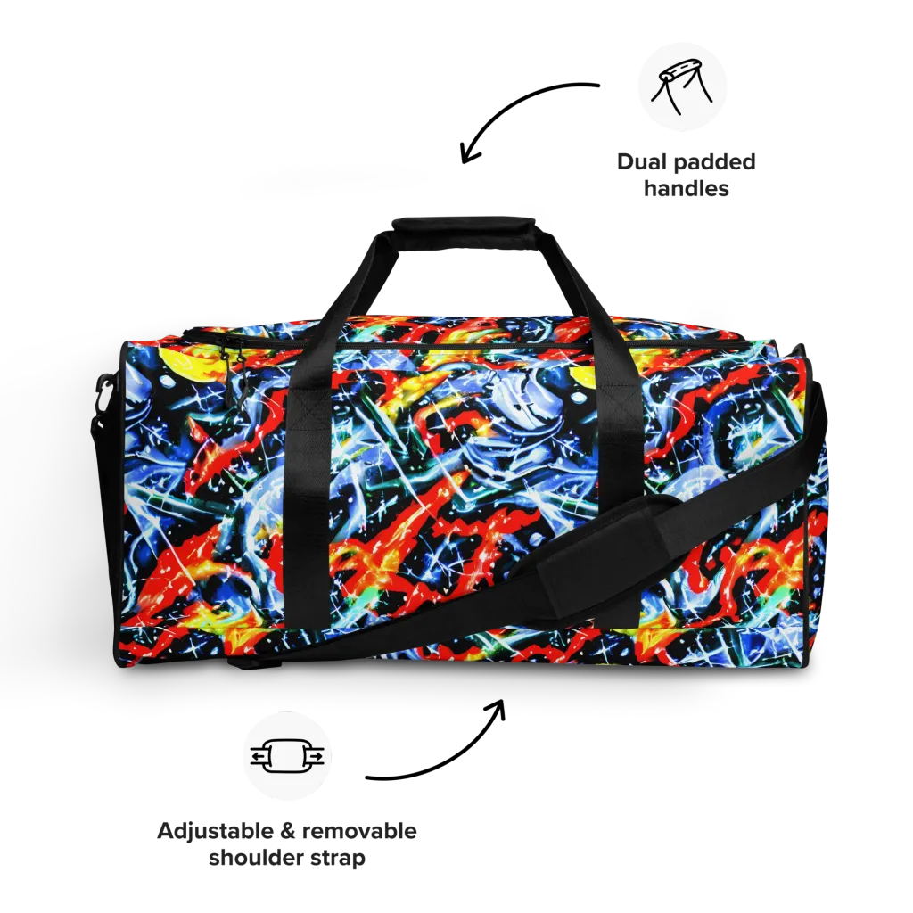 Chromatic Impact on Duffle Bag — Front