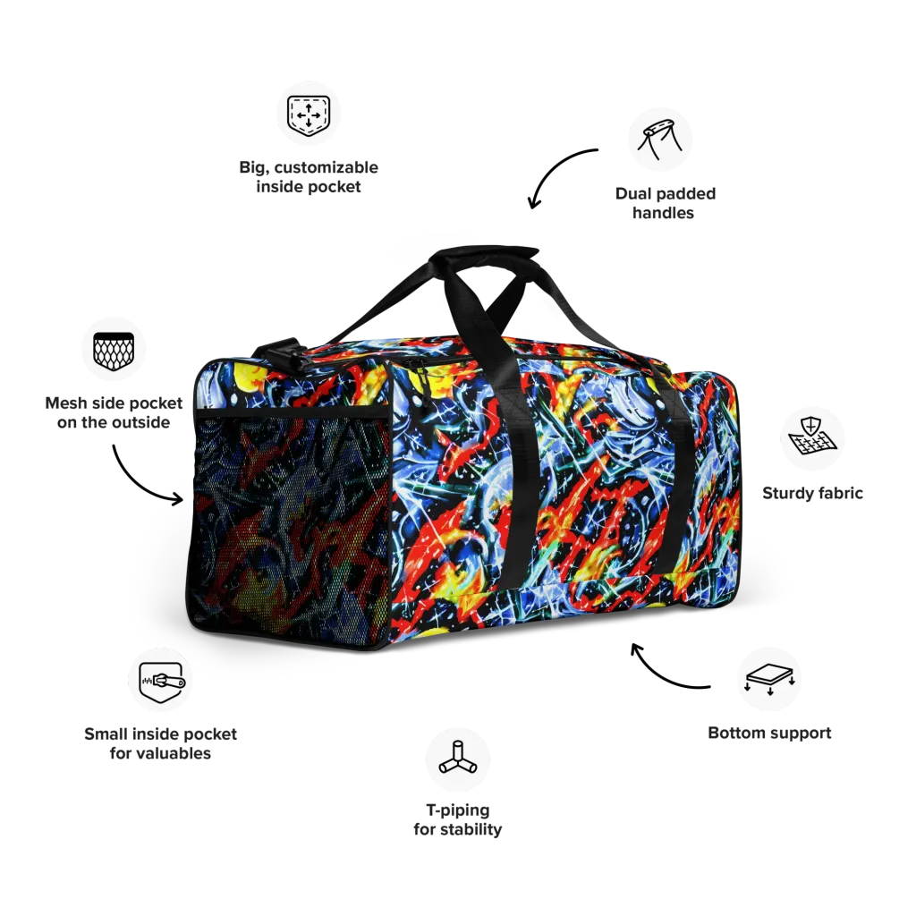 Chromatic Impact on Duffle Bag — Right Front