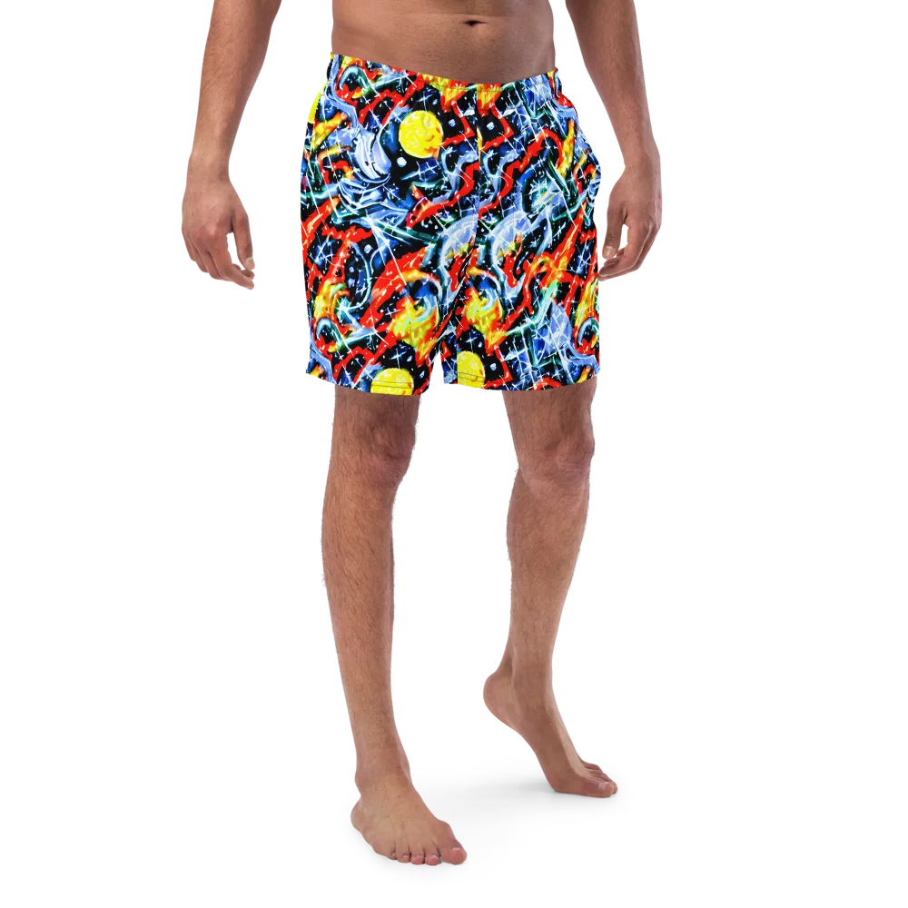Chromatic Impact on Swim Trunks — Front