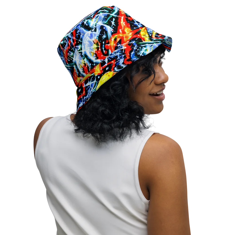 Chromatic Impact on Reversible Bucket Hat — Right Outside