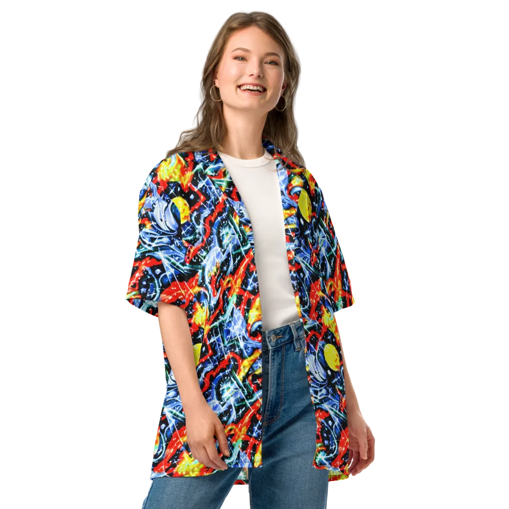 Chromatic Impact on Button Shirt — Front