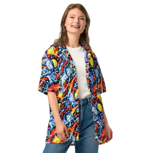 Chromatic Impact on a Button Shirt