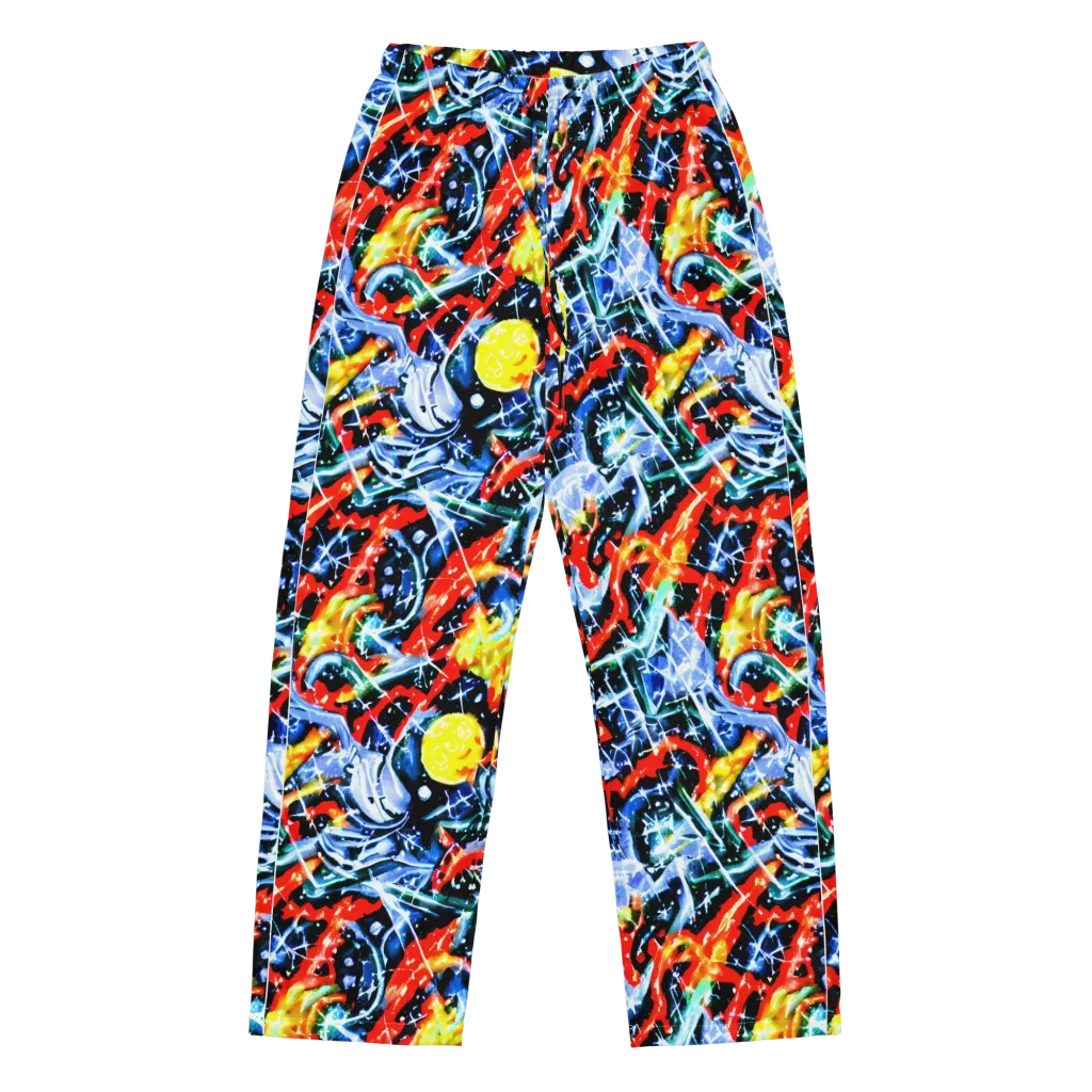 Chromatic Impact on Women's Pajama Pants — Front