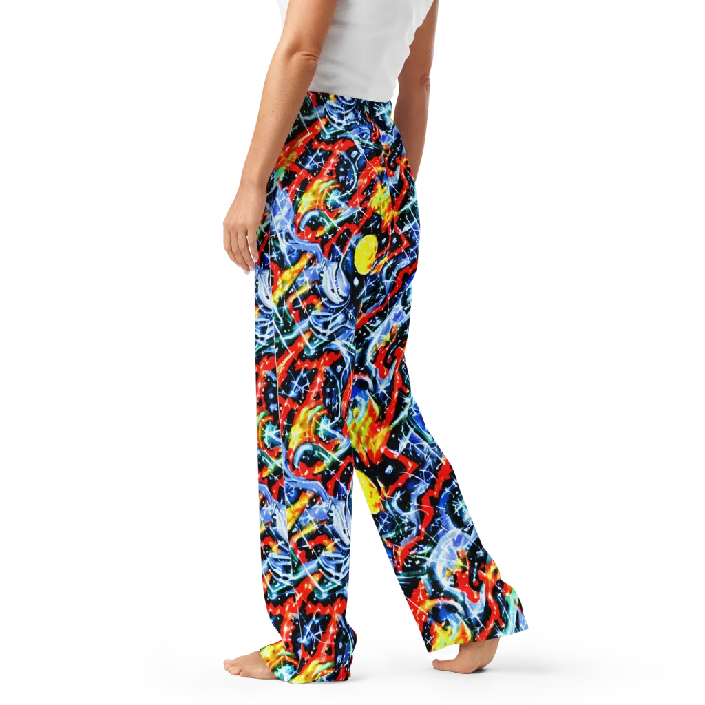 Chromatic Impact on Women's Pajama Pants — Left