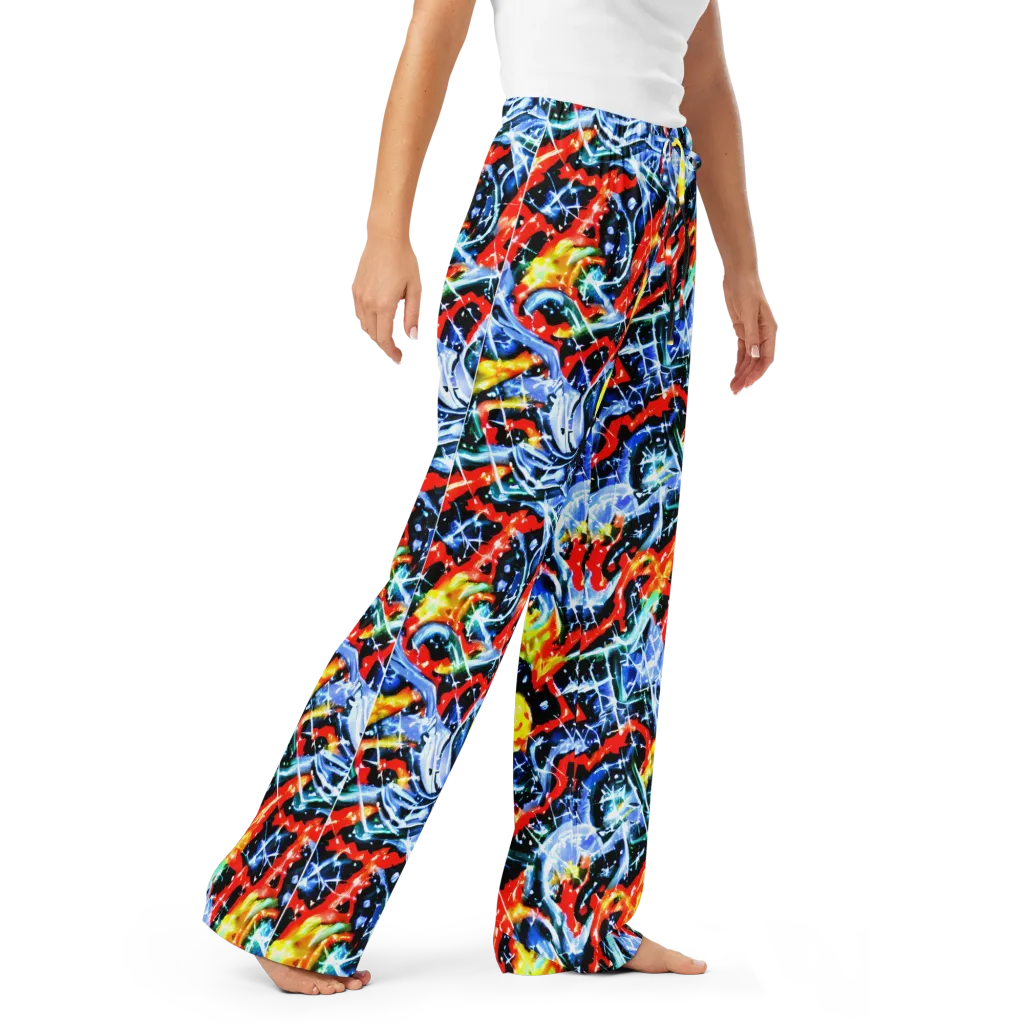 Chromatic Impact on Women's Pajama Pants — Right Front