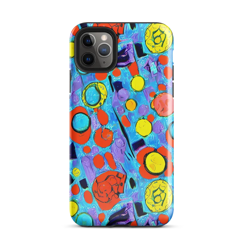 Cyan Carnival on Tough Case for iPhone® — Front