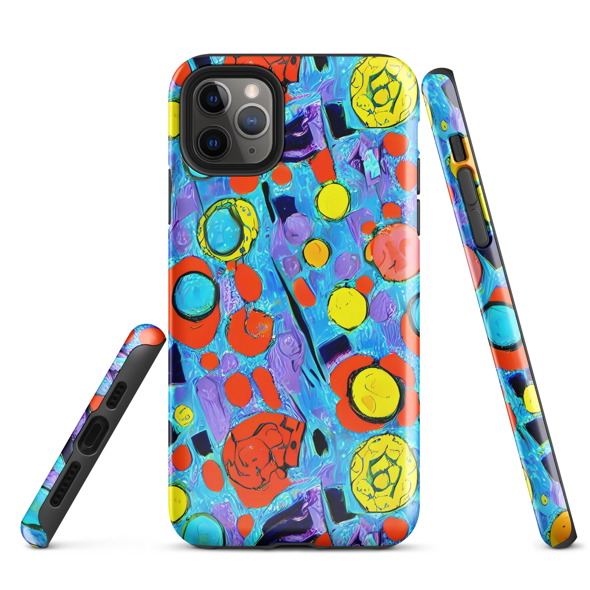 Cyan Carnival on Tough Case for iPhone® — Front