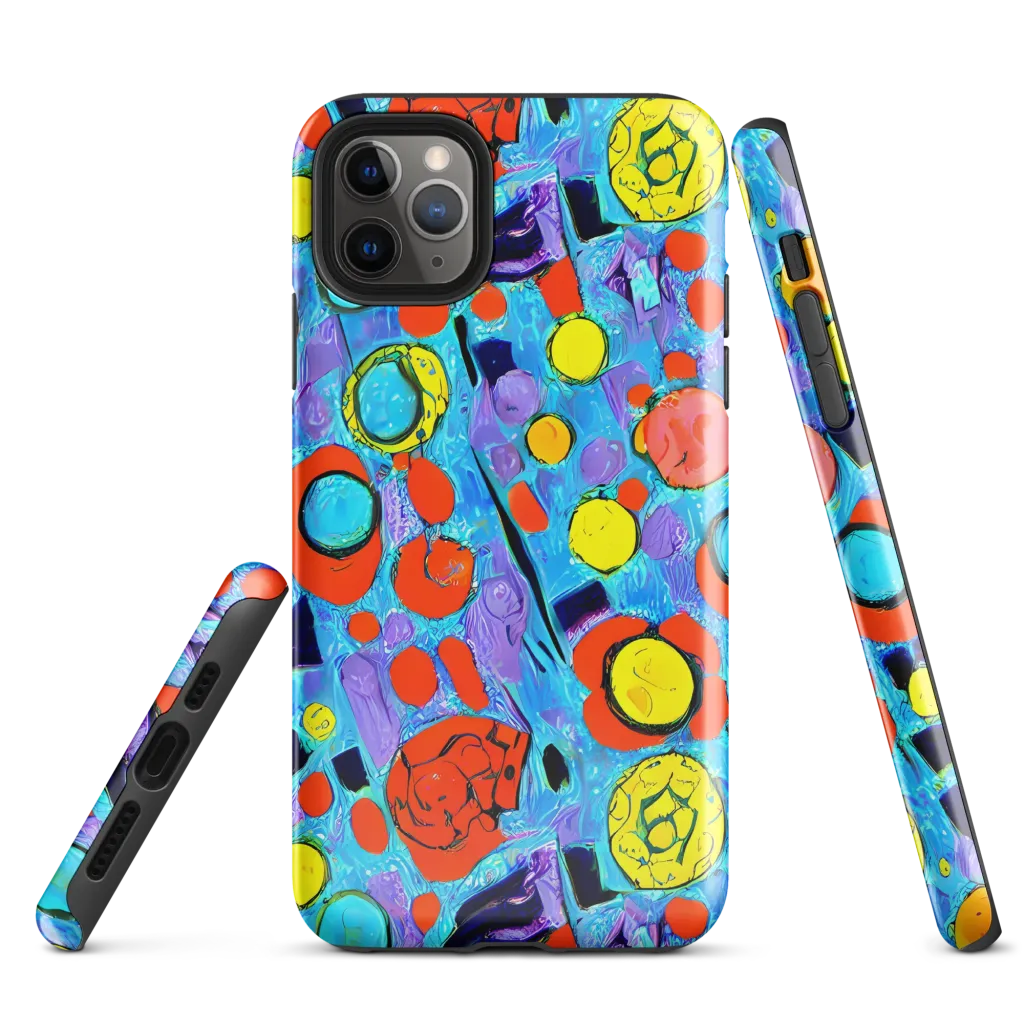 Cyan Carnival on Tough Case for iPhone® — Front