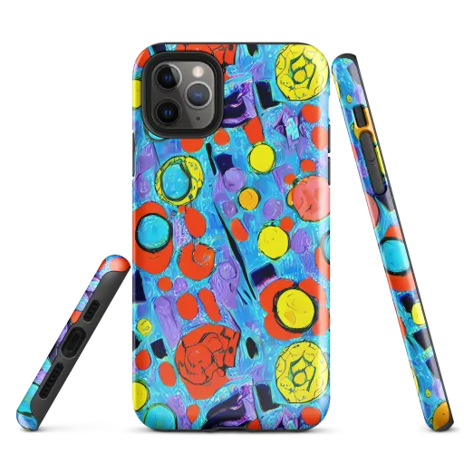 Cyan Carnival on a Tough Case for iPhone®