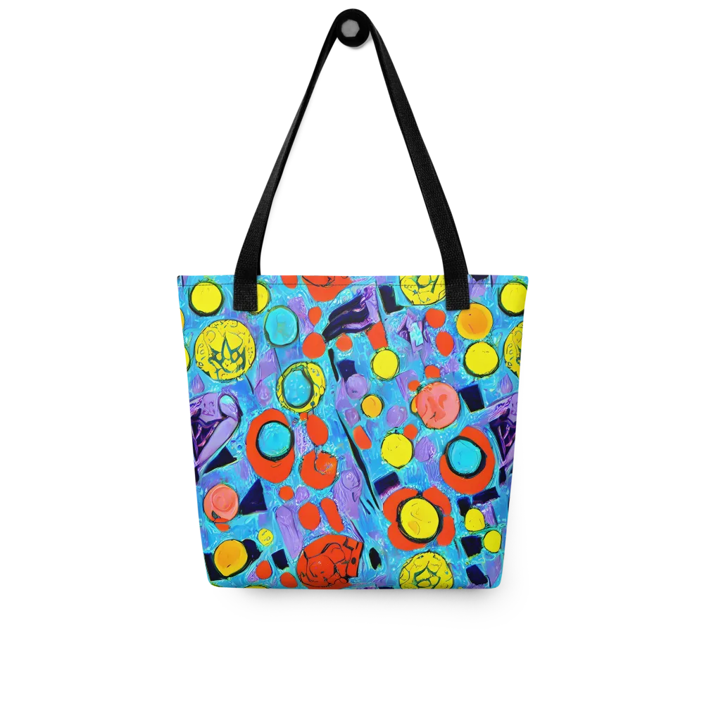 Cyan Carnival on Tote Bag — Front