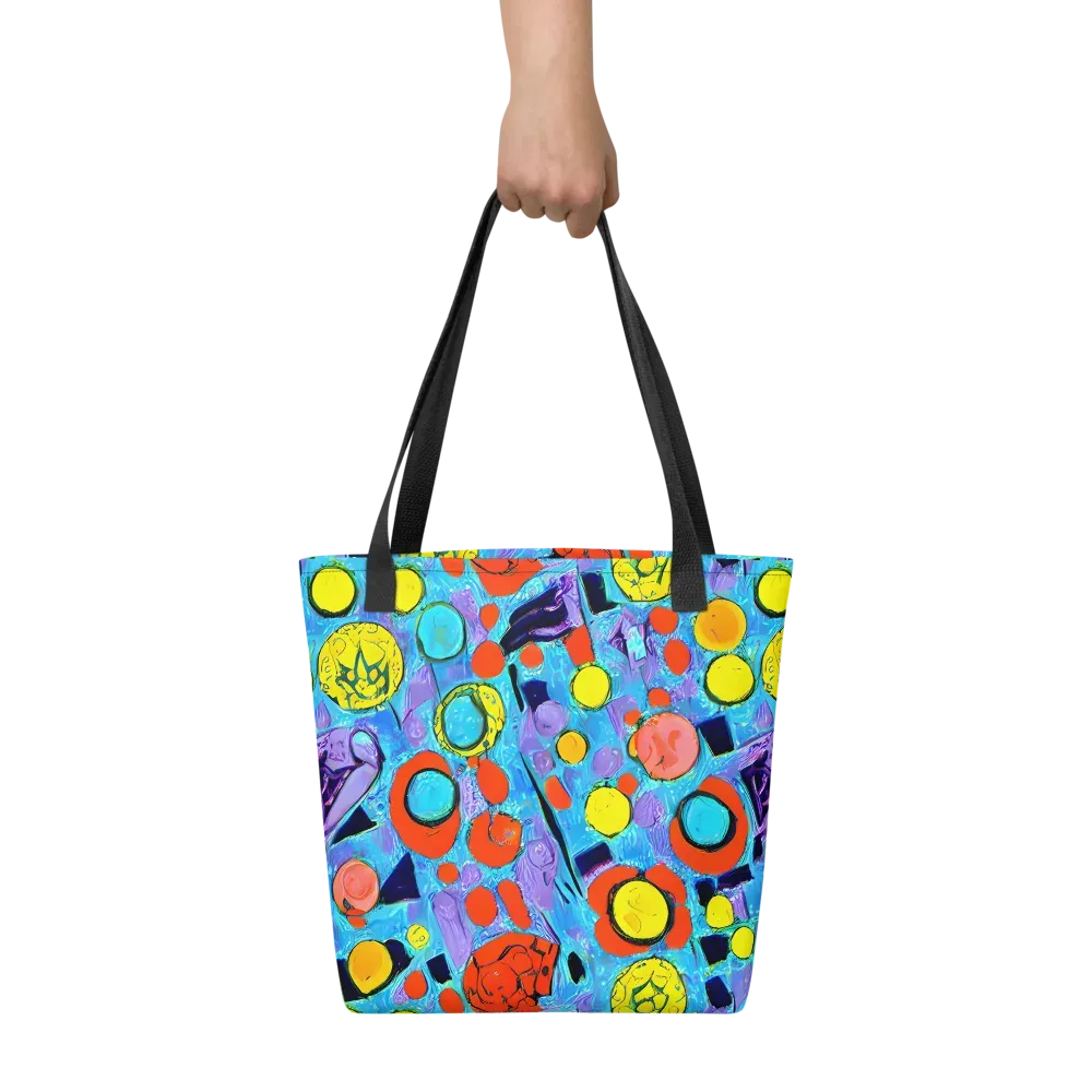 Cyan Carnival on Tote Bag — Front