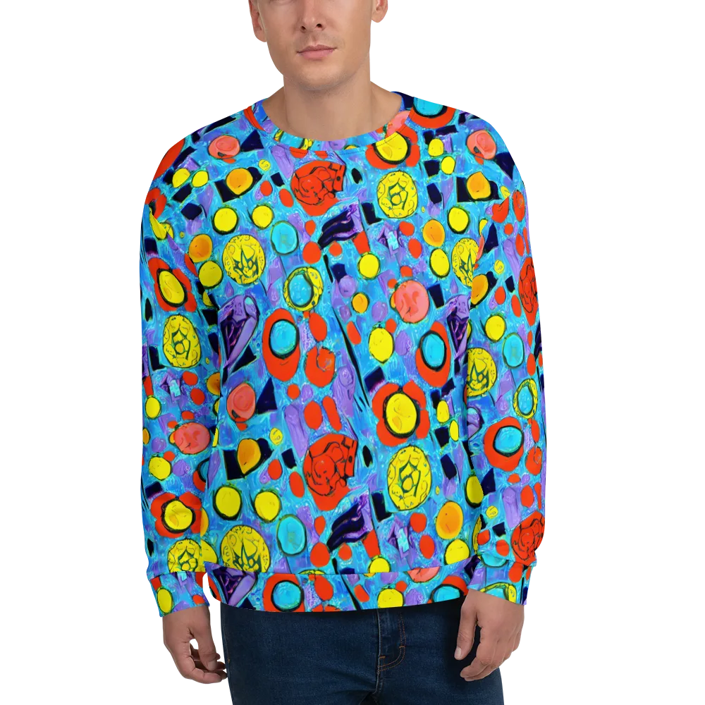 Cyan Carnival on Sweatshirt — Front