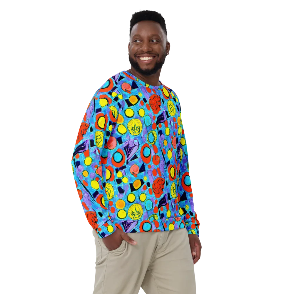 Cyan Carnival on Sweatshirt — Front