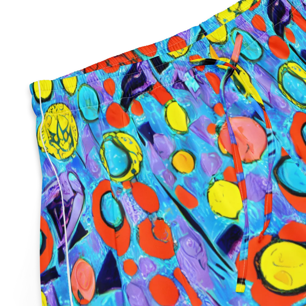 Cyan Carnival on Women's Pajama Shorts — Product details