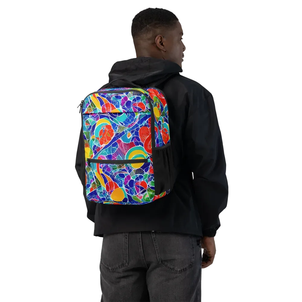 Vivid Fragment on Utility Backpack — Back
