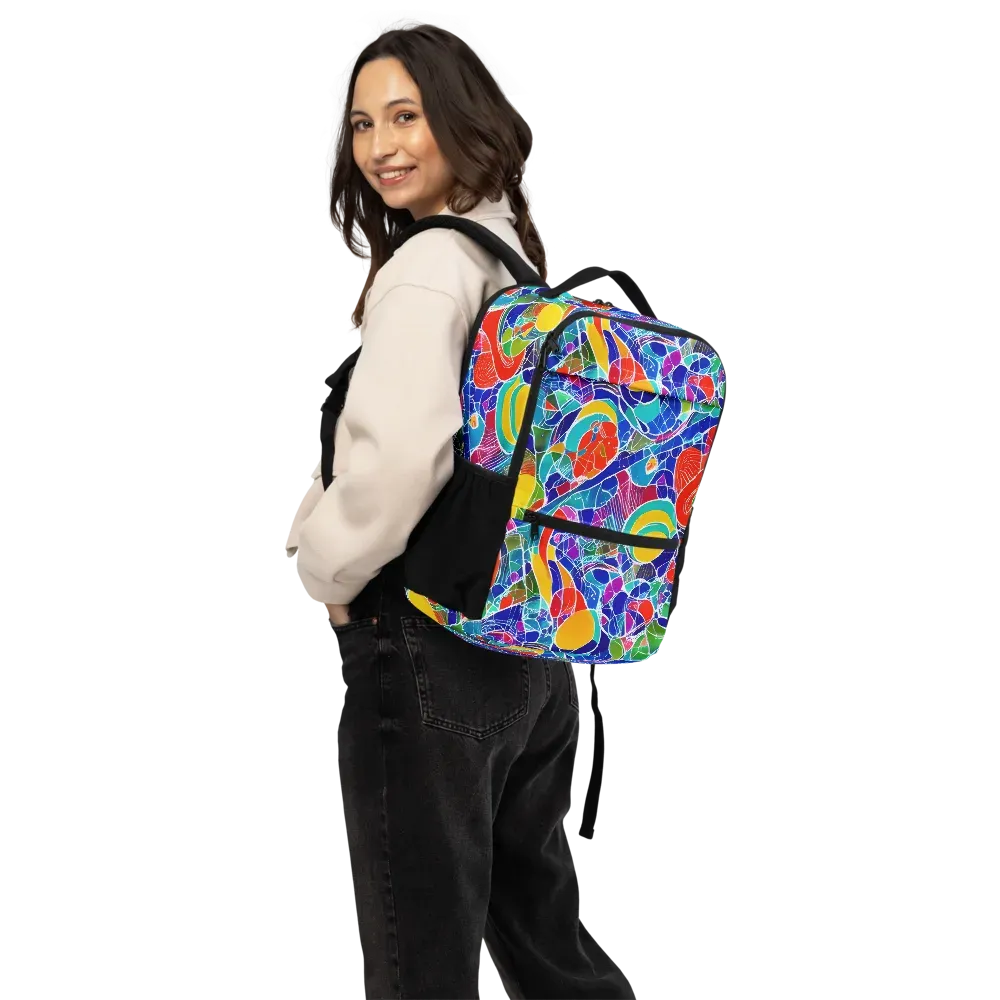 Vivid Fragment on Utility Backpack — Back