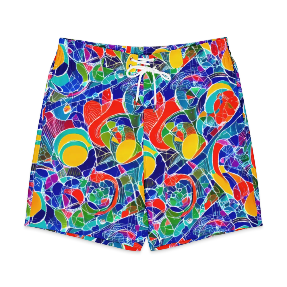 Vivid Fragment on Men's Board Shorts — Front