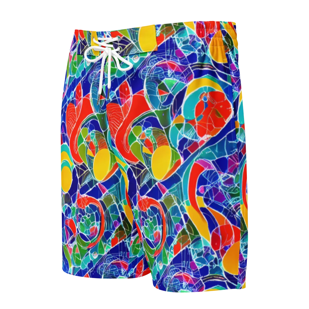 Vivid Fragment on Men's Board Shorts — Front