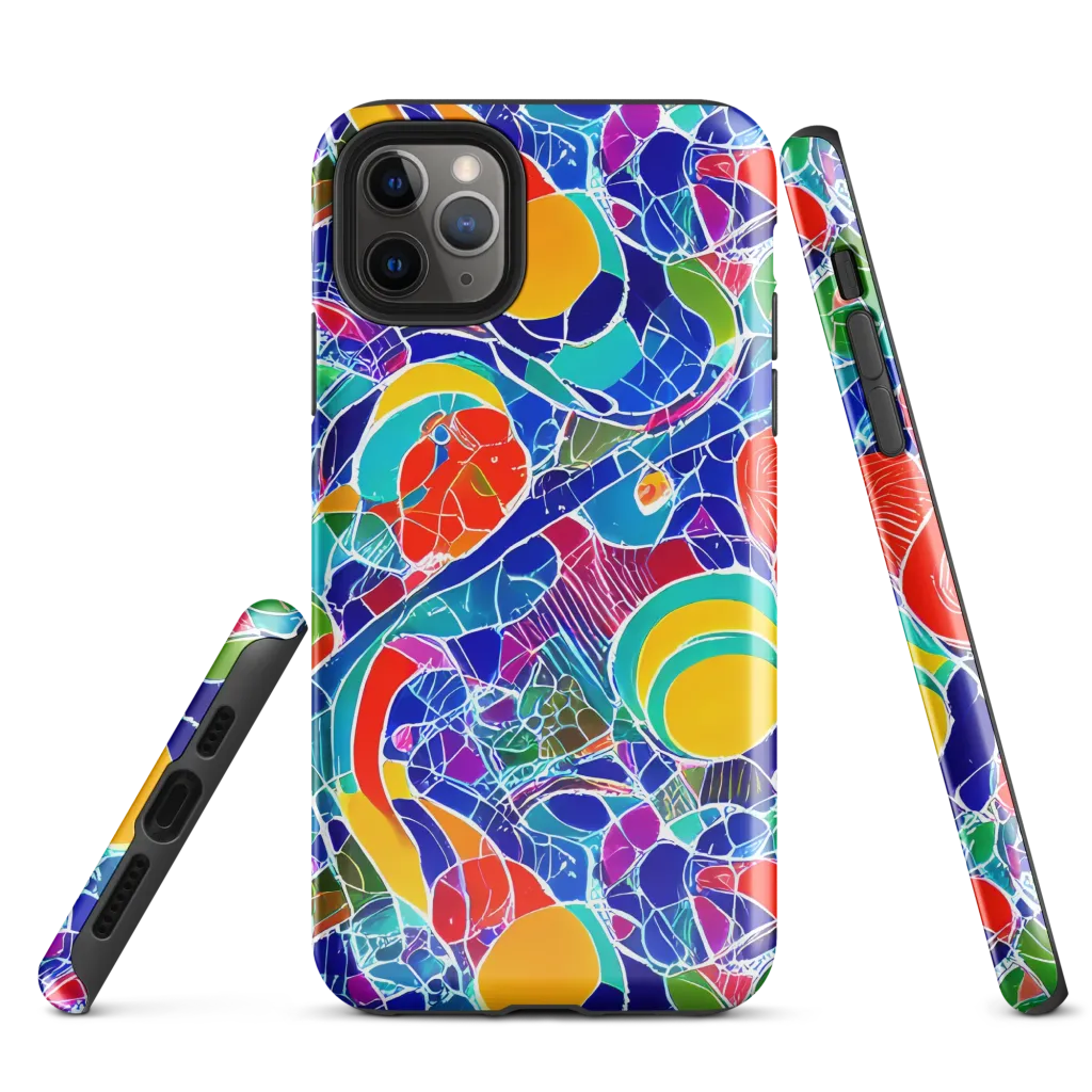 Vivid Fragment on Tough Case for iPhone® — Front