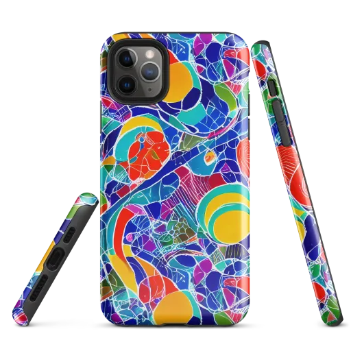 Vivid Fragment on a Tough Case for iPhone®
