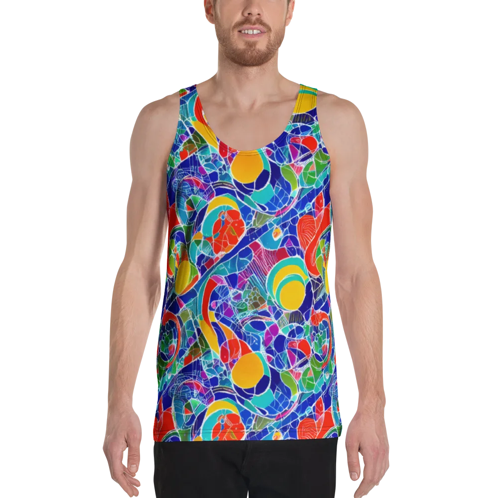 Vivid Fragment on Men's Tank Top — Front