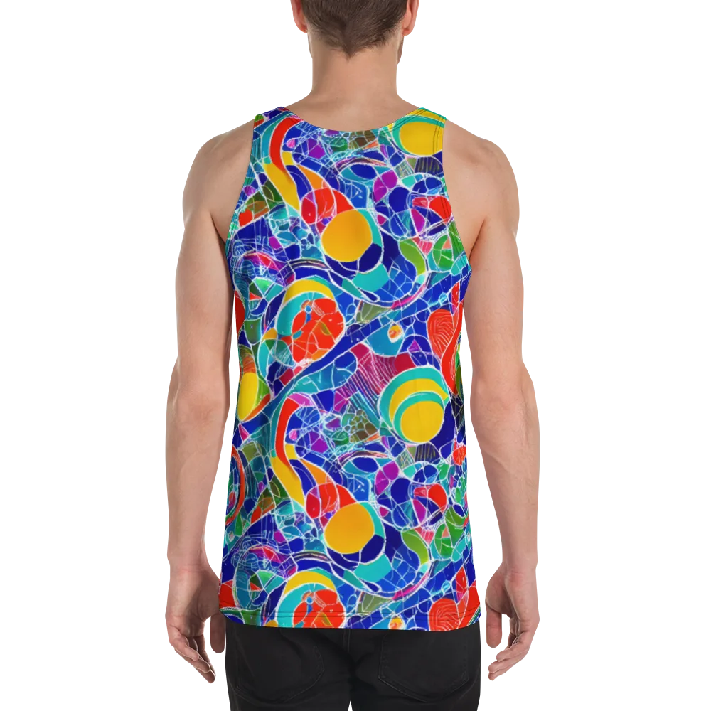 Vivid Fragment on Men's Tank Top — Back