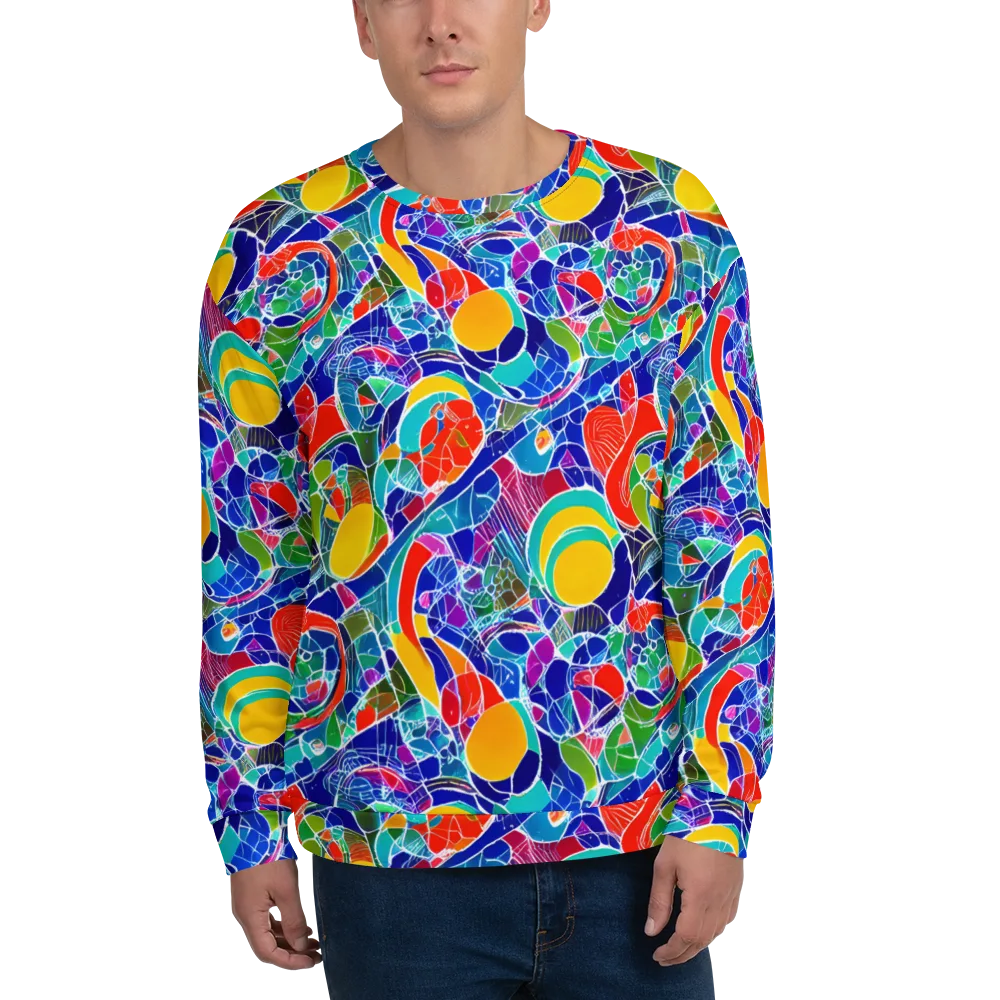 Vivid Fragment on Sweatshirt — Front